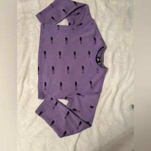 Purple Nike Sweater | Women’s US Small | Cropped + Oversized